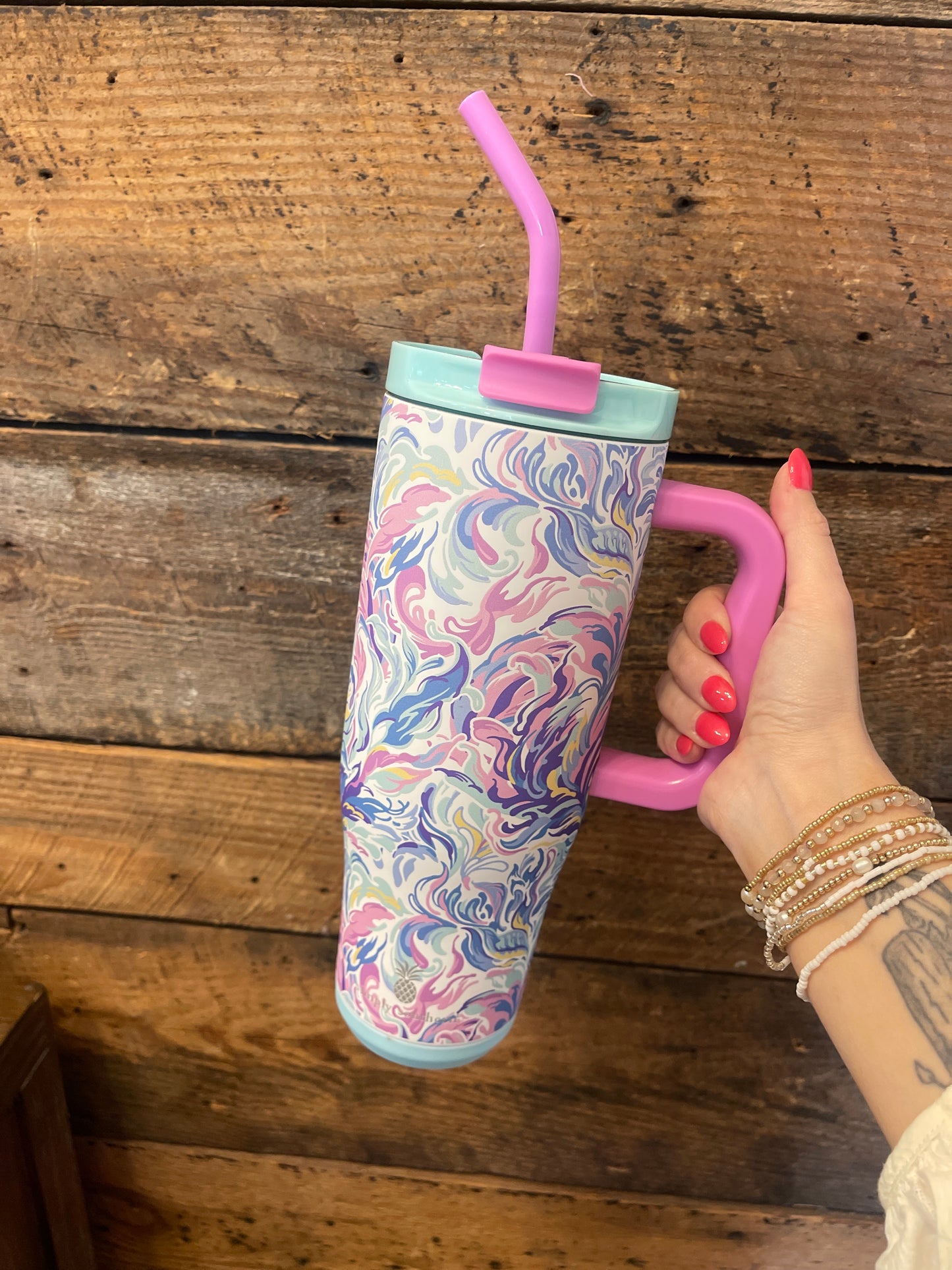 Simply Southern 40oz Tumbler in Watercolor