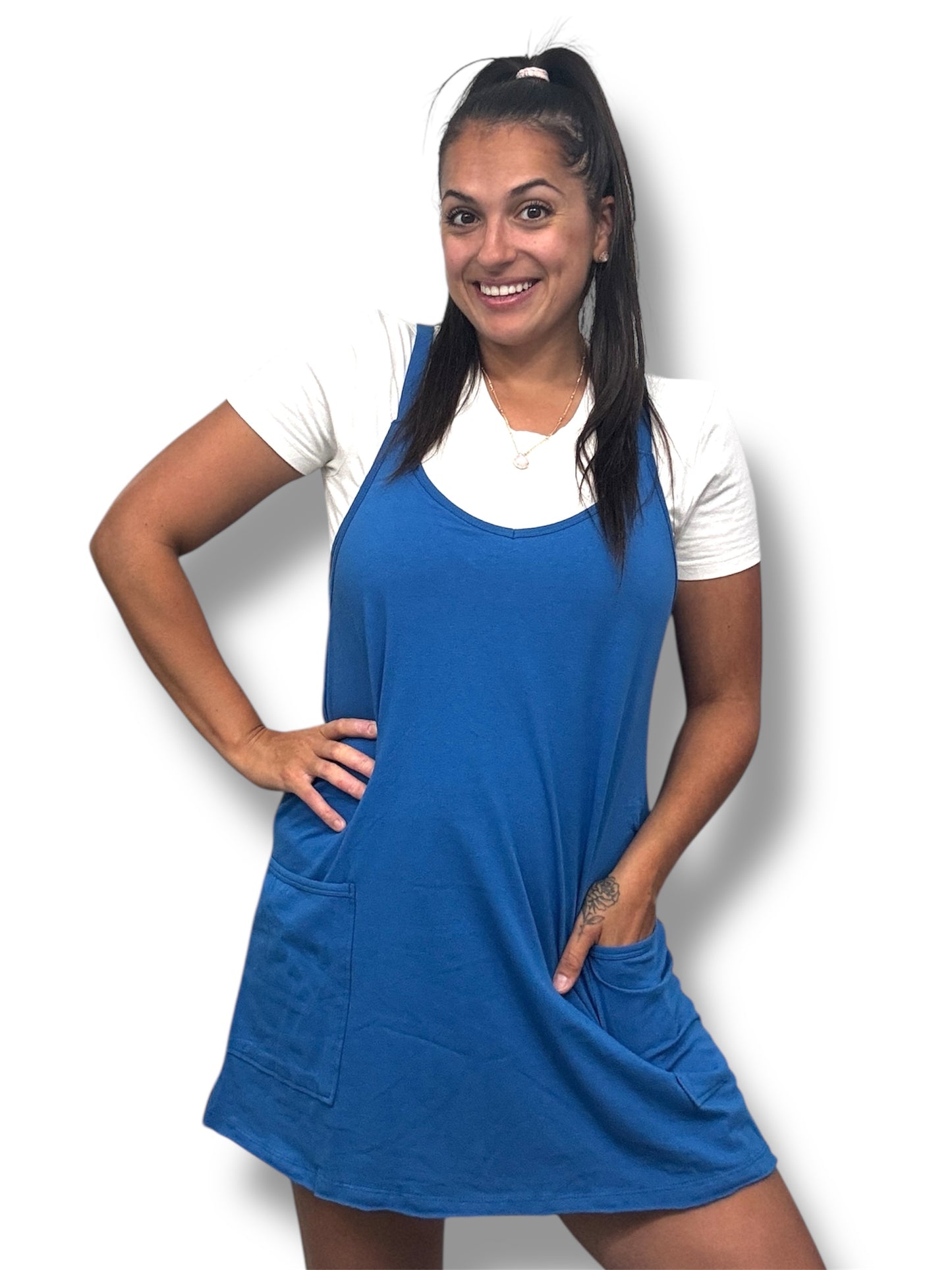 Simply Southern Athletic Romper Dress