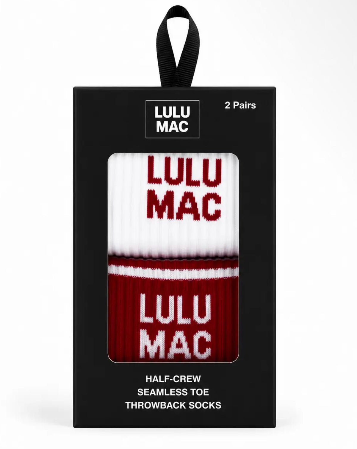 Lulu Mac Socks 2 Pair Box
