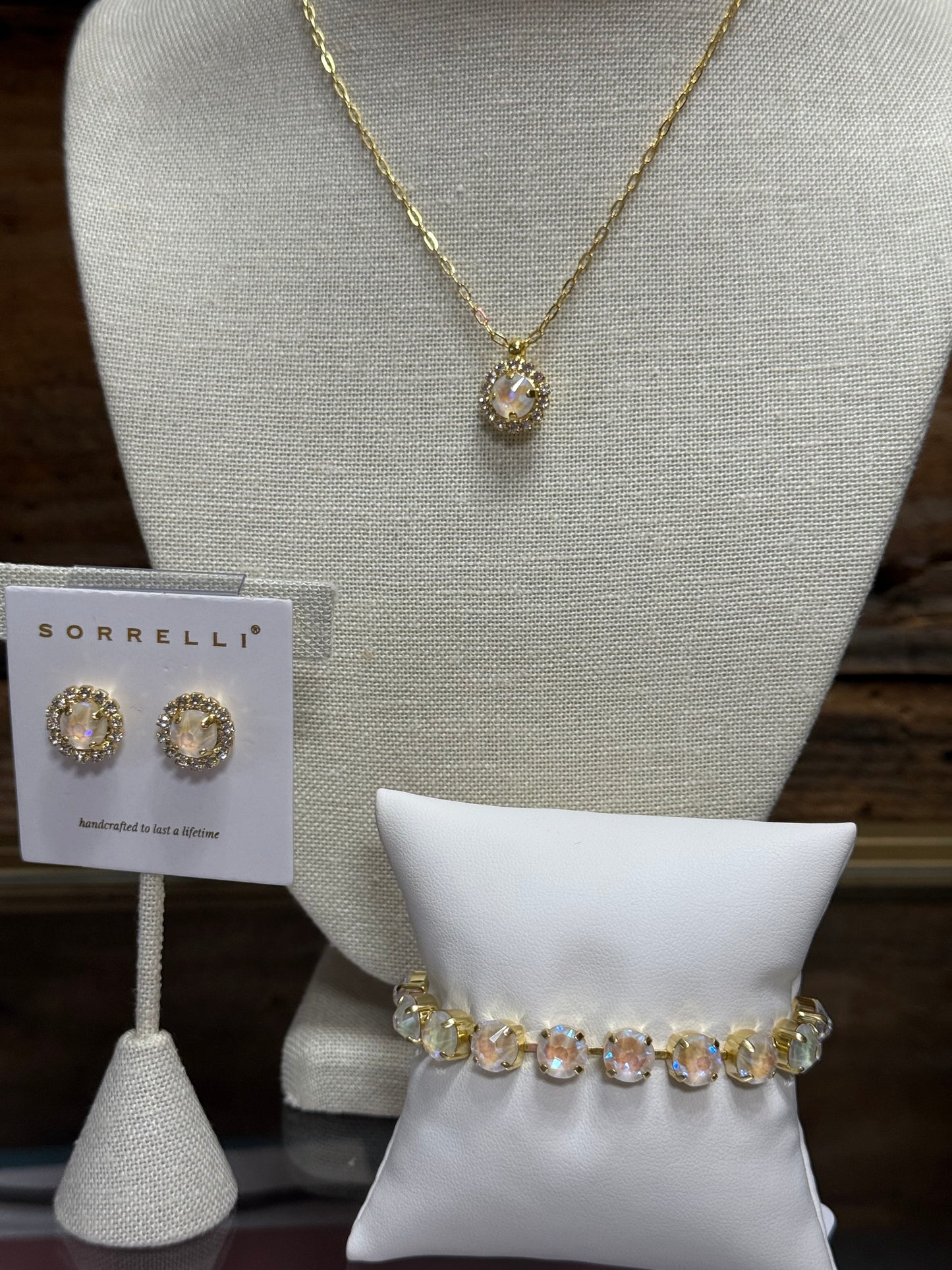 Sorrelli Sienna Tennis Bracelet in Ultra White