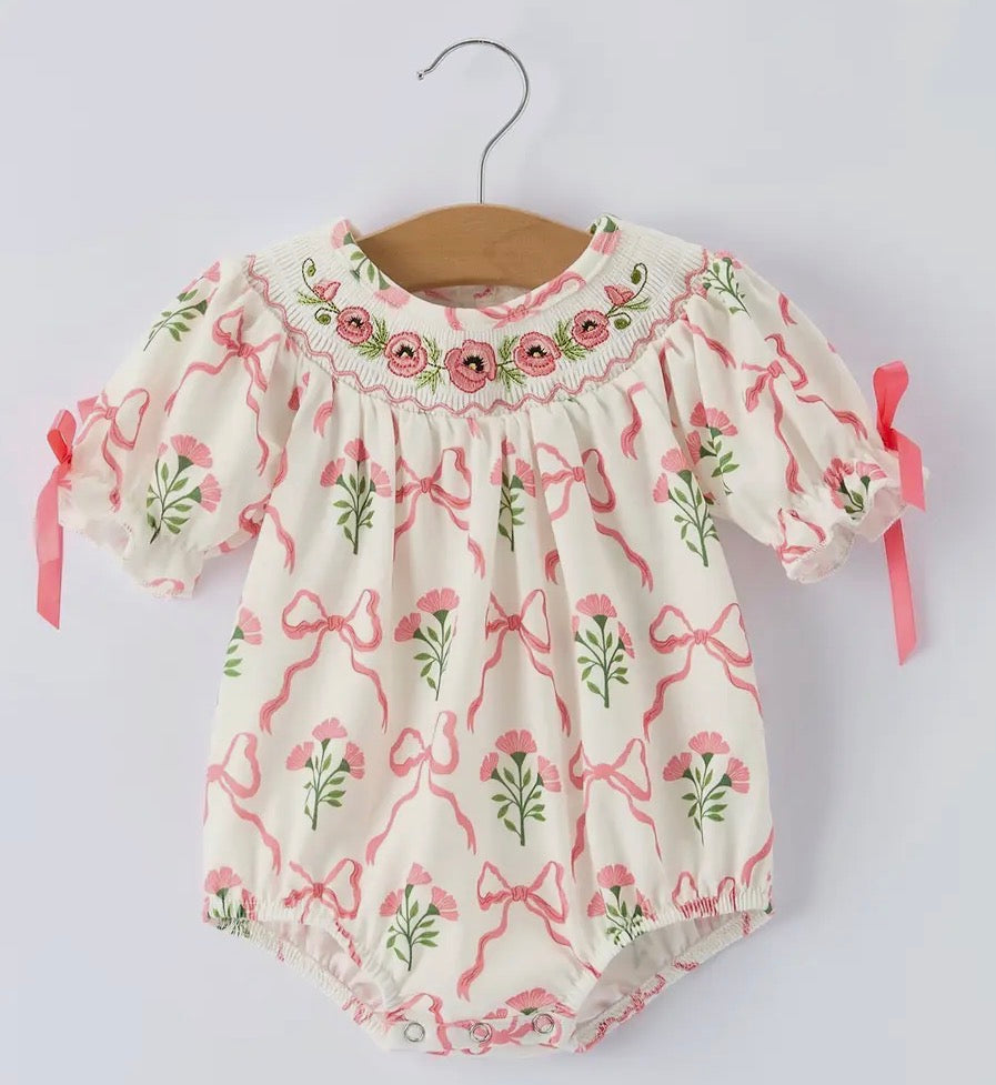 Spring Fling Embroidered Bubble