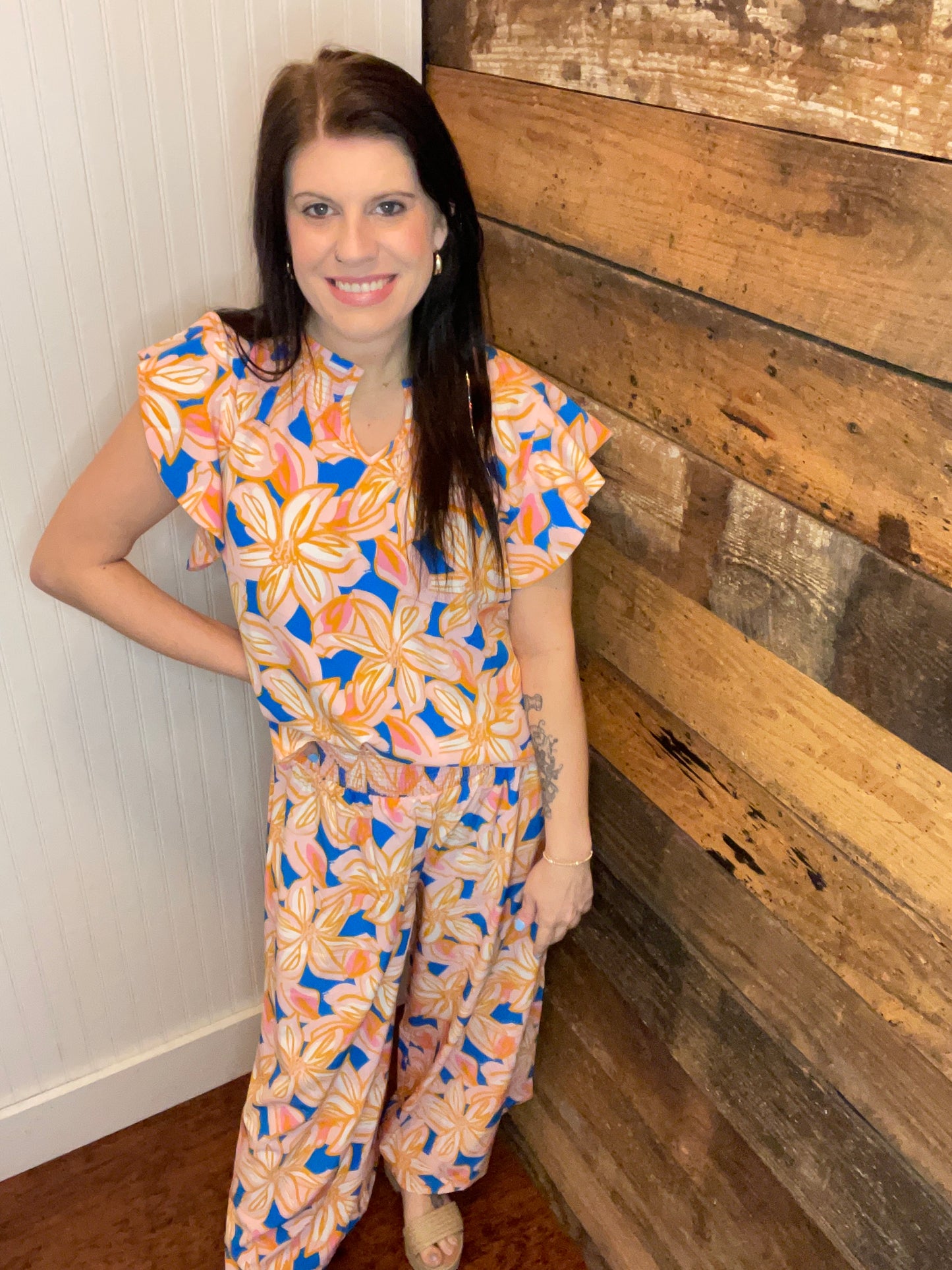 Michelle Mcdowell Paradise Blue Pants