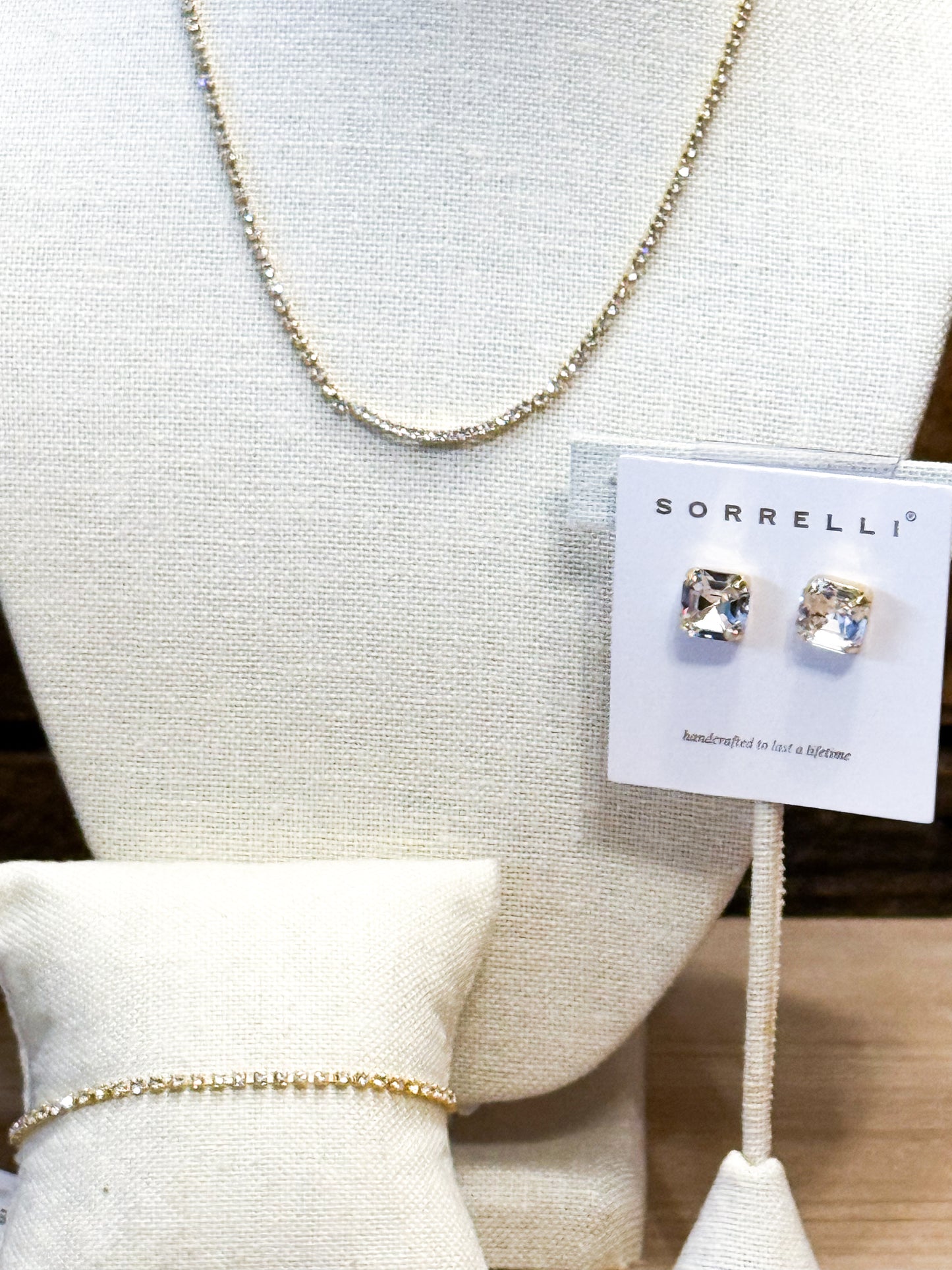 Sorrelli Izzy Stud Earrings in Crystal*