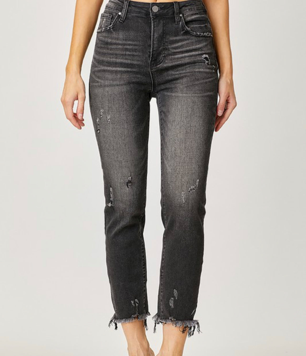 Risen High-Rise Black Skinny