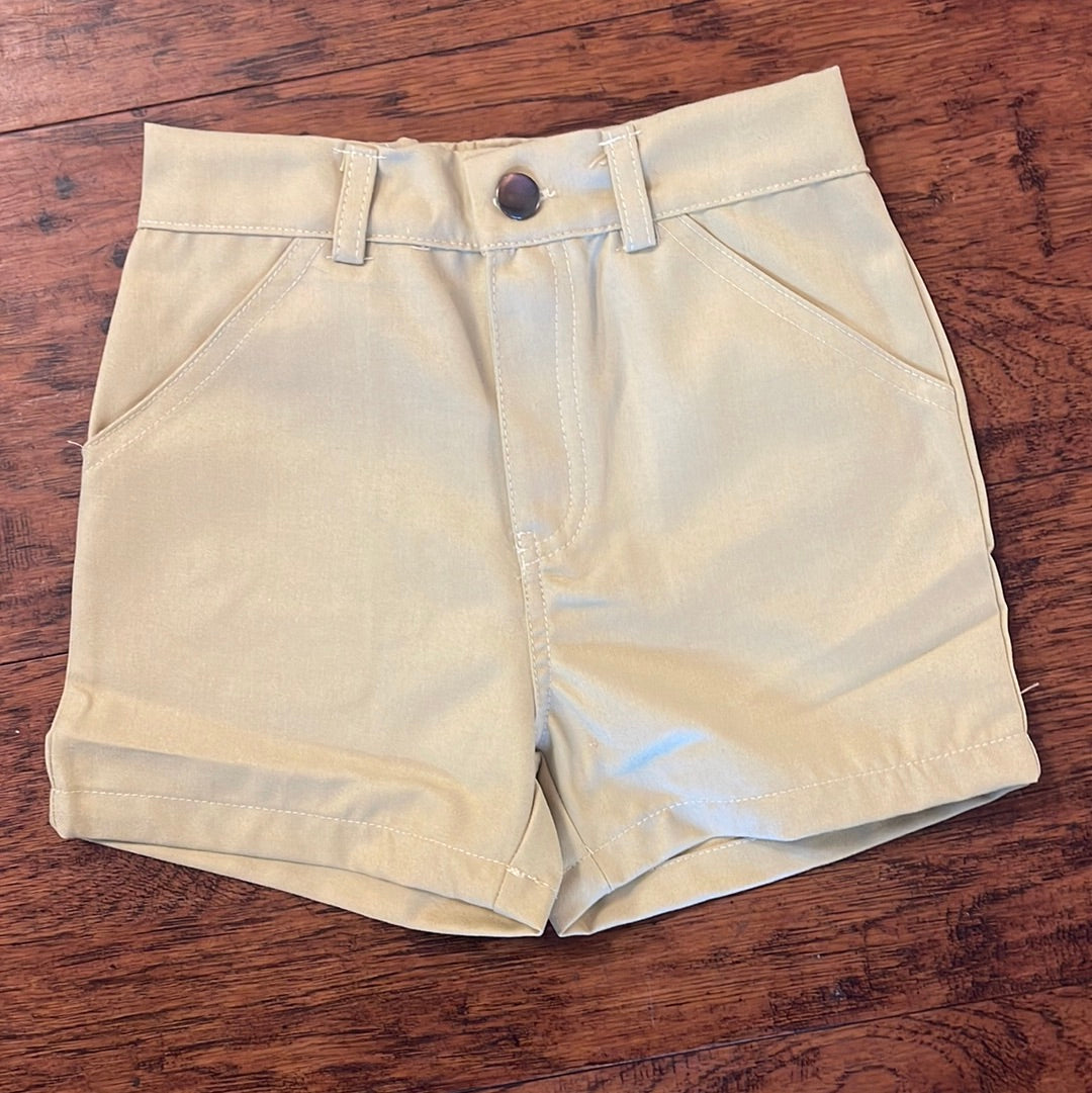 Mustard pocket Boy Cargo Short