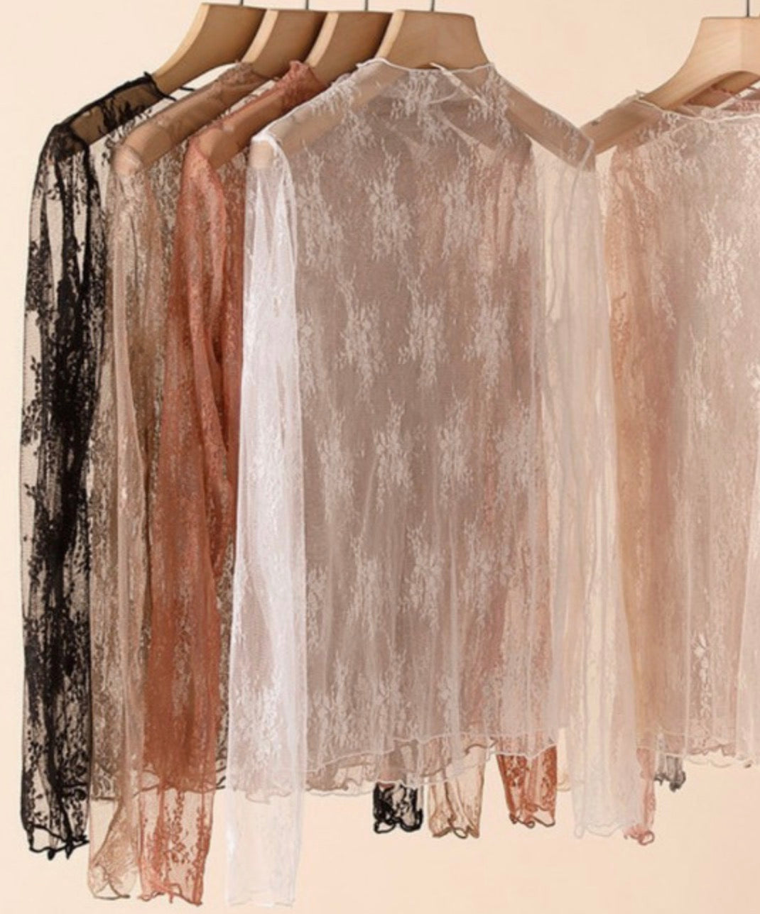 Lace Mesh top in Silver