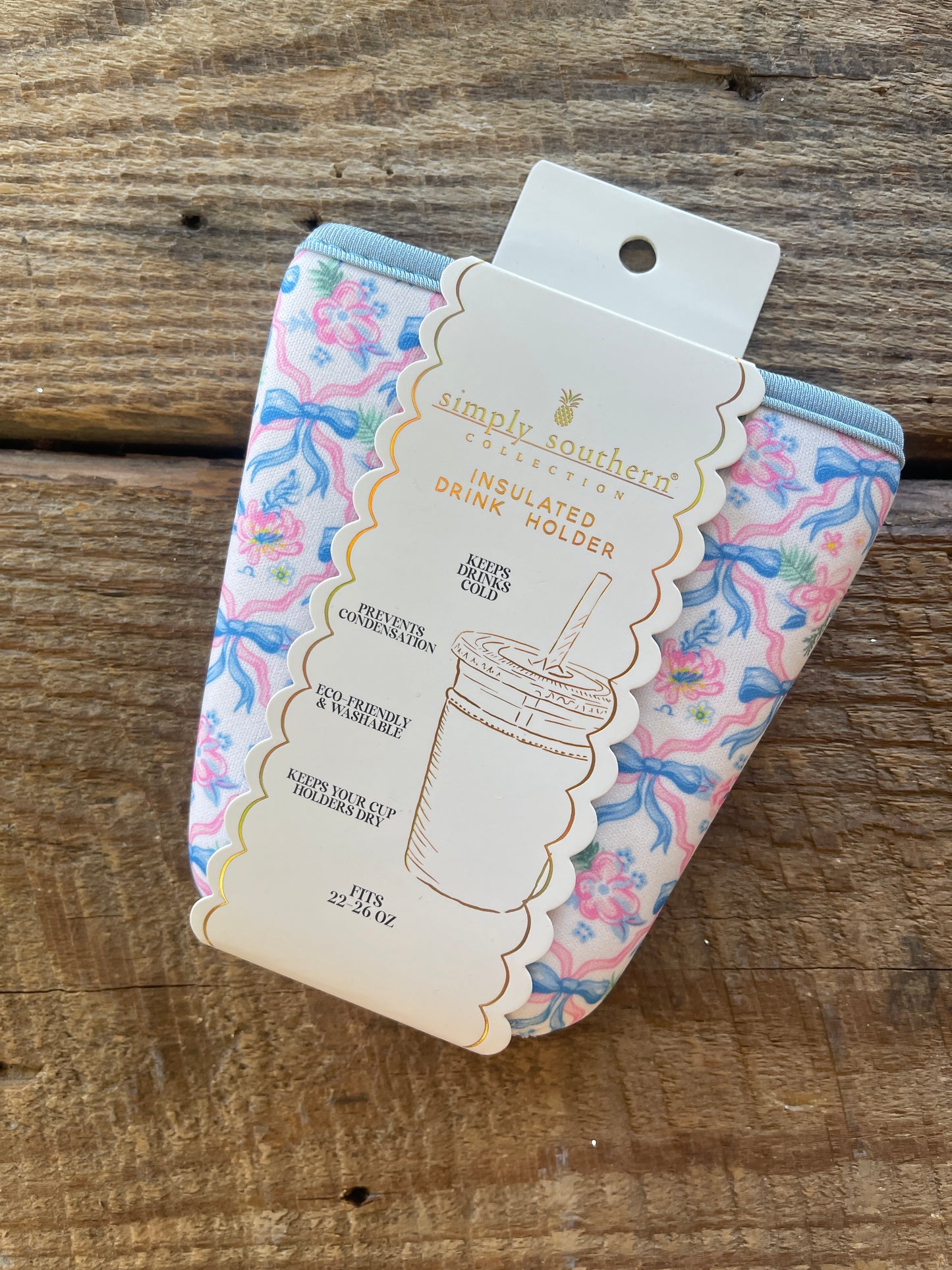 Simply Southern Insulated drink holder Ribbon