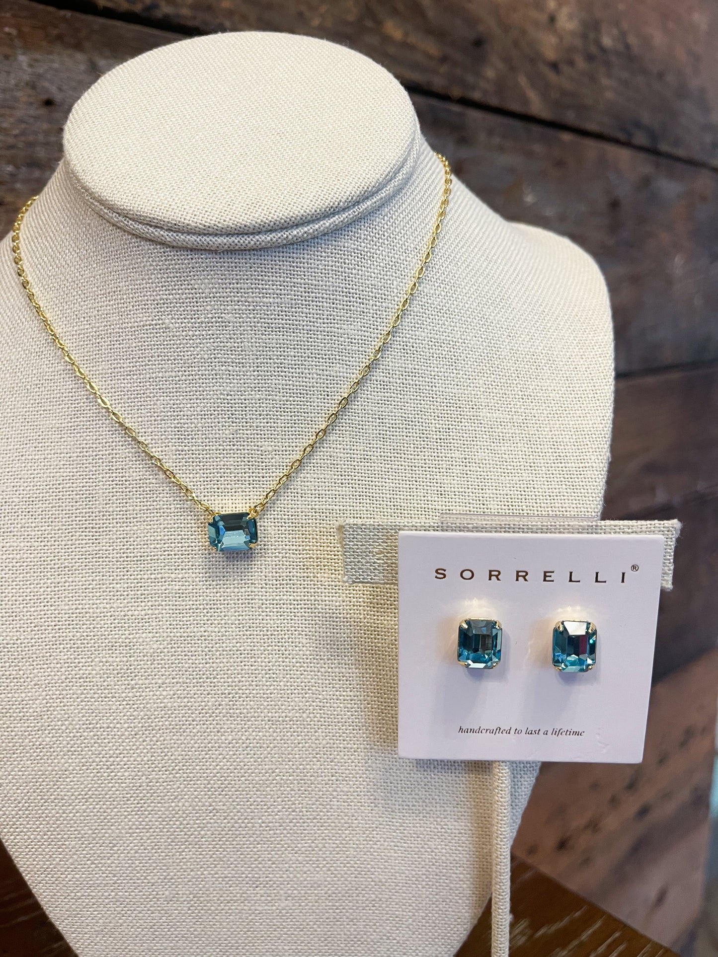 Sorrelli Octavia Studs in Aquamarine
