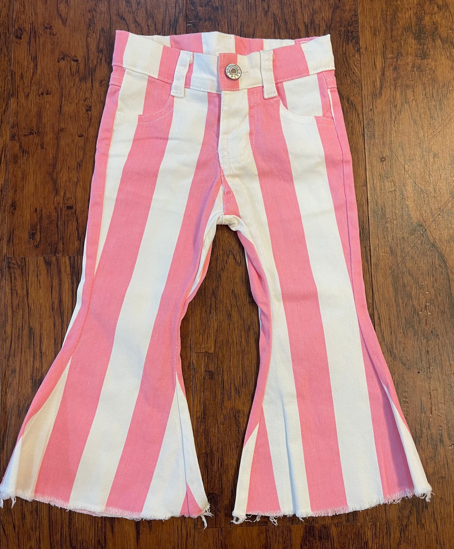 Pink Stripe Flares