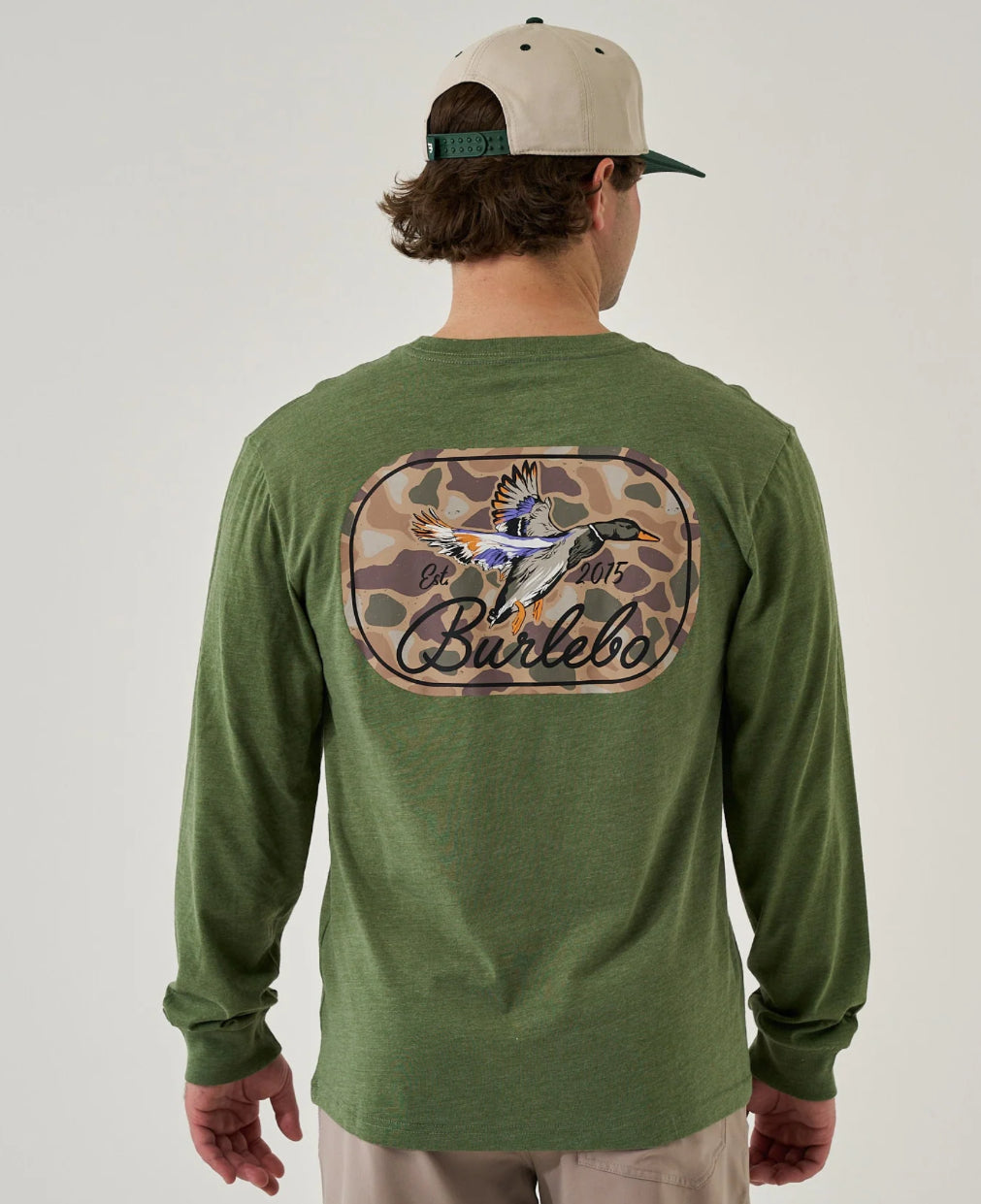 Burlebo Long Sleeve Tee in Ducks Flying In