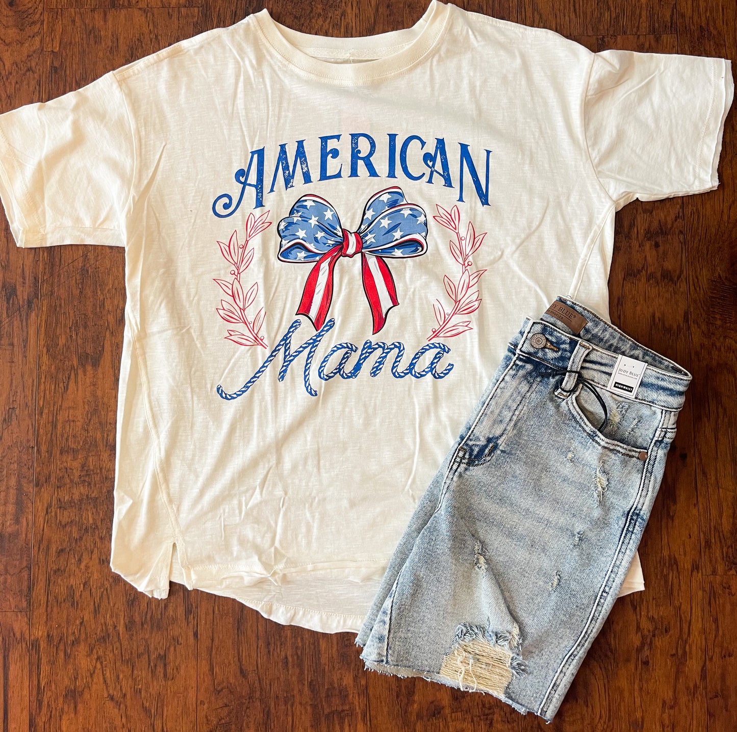 Simply Southern American Mama boxy Tee