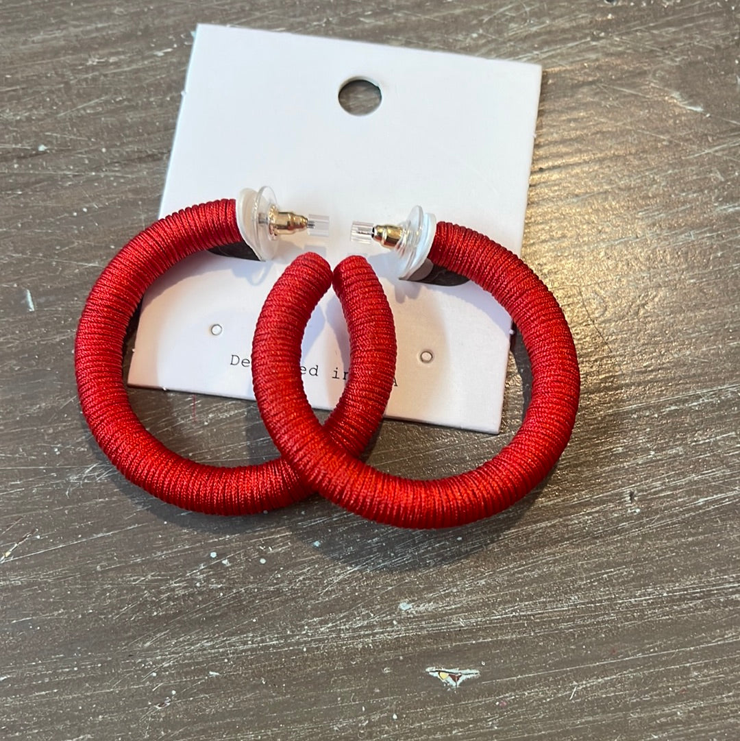 Red Rope Hoops