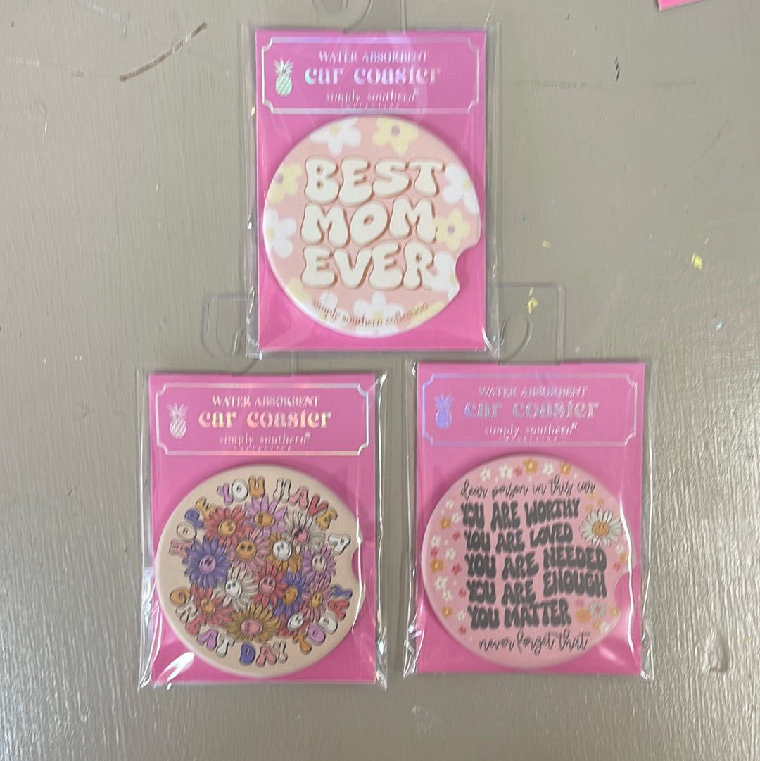 Simply Southern Single Car Coasters