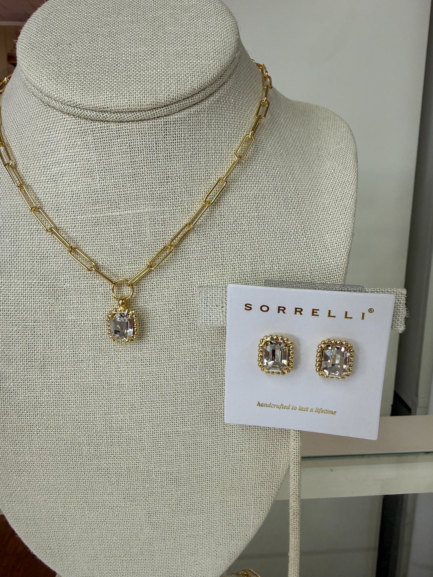 Sorrelli Decorated Stud in Crystal