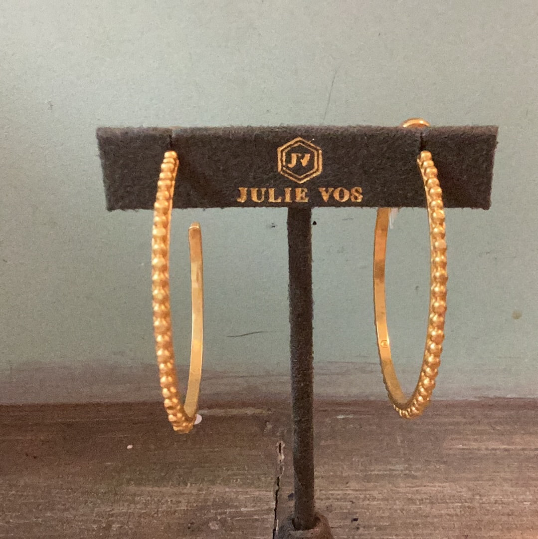 JULIE VOS COLETTE BEAD HOOP
