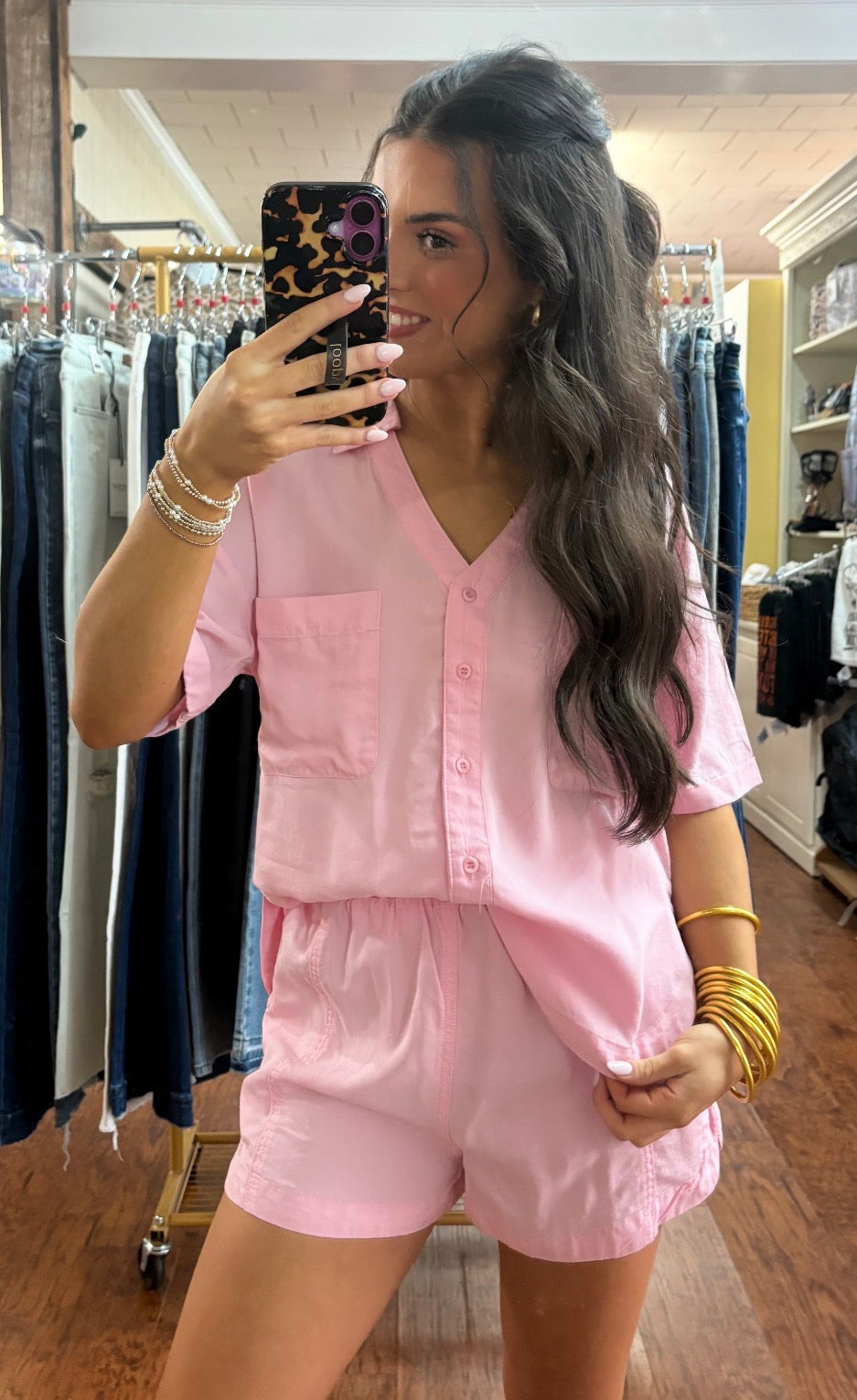 Valentina Paneled Shorts Set