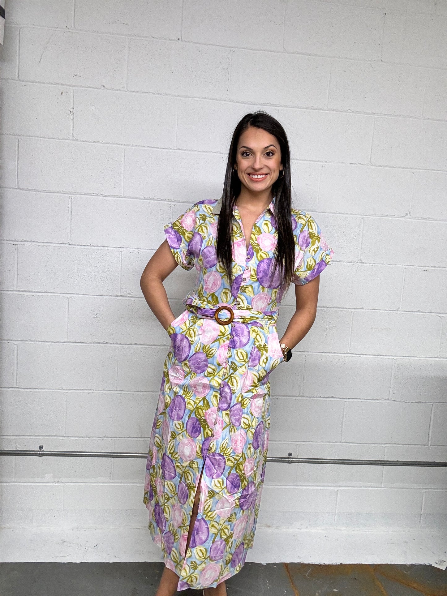 EESOME FLORAL BUTTON DOWN