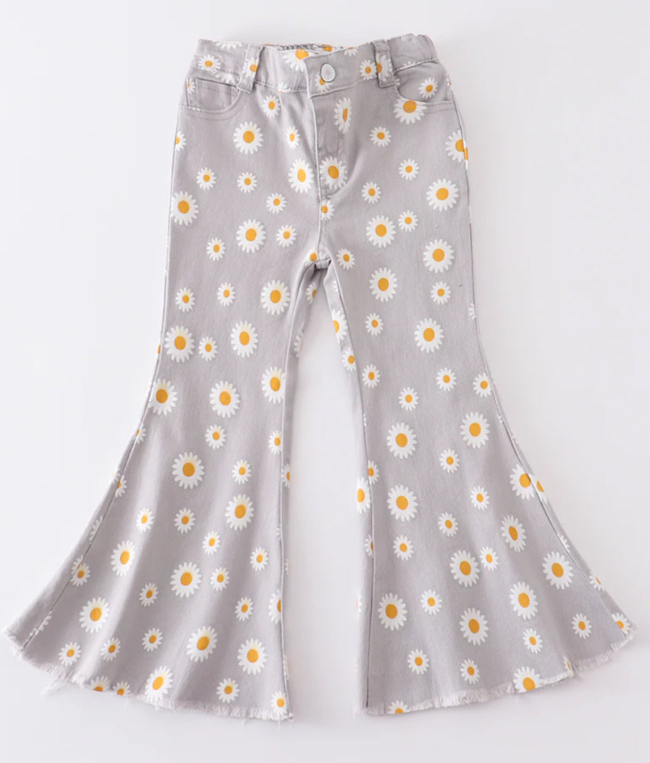 Blue Daisy print Jeans