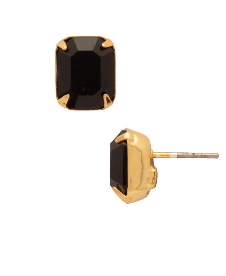 Sorrelli Octavia Studs in Jet Black