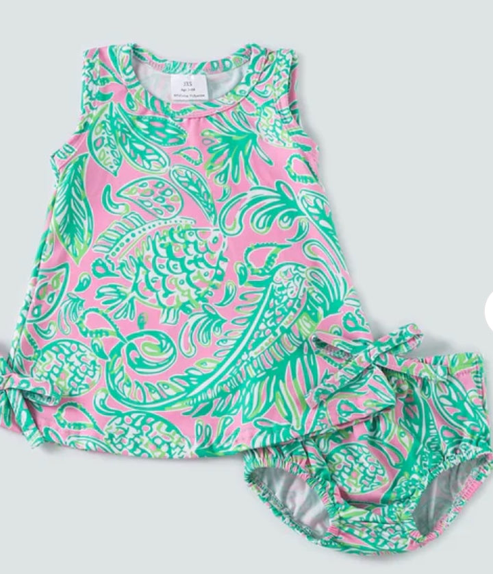 Green Marine Creature Set