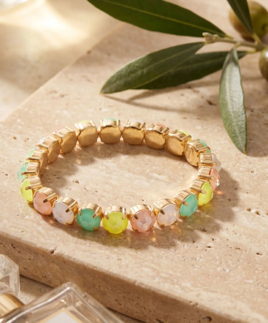Sorrelli Tennis Bracelet in Mango Mint*