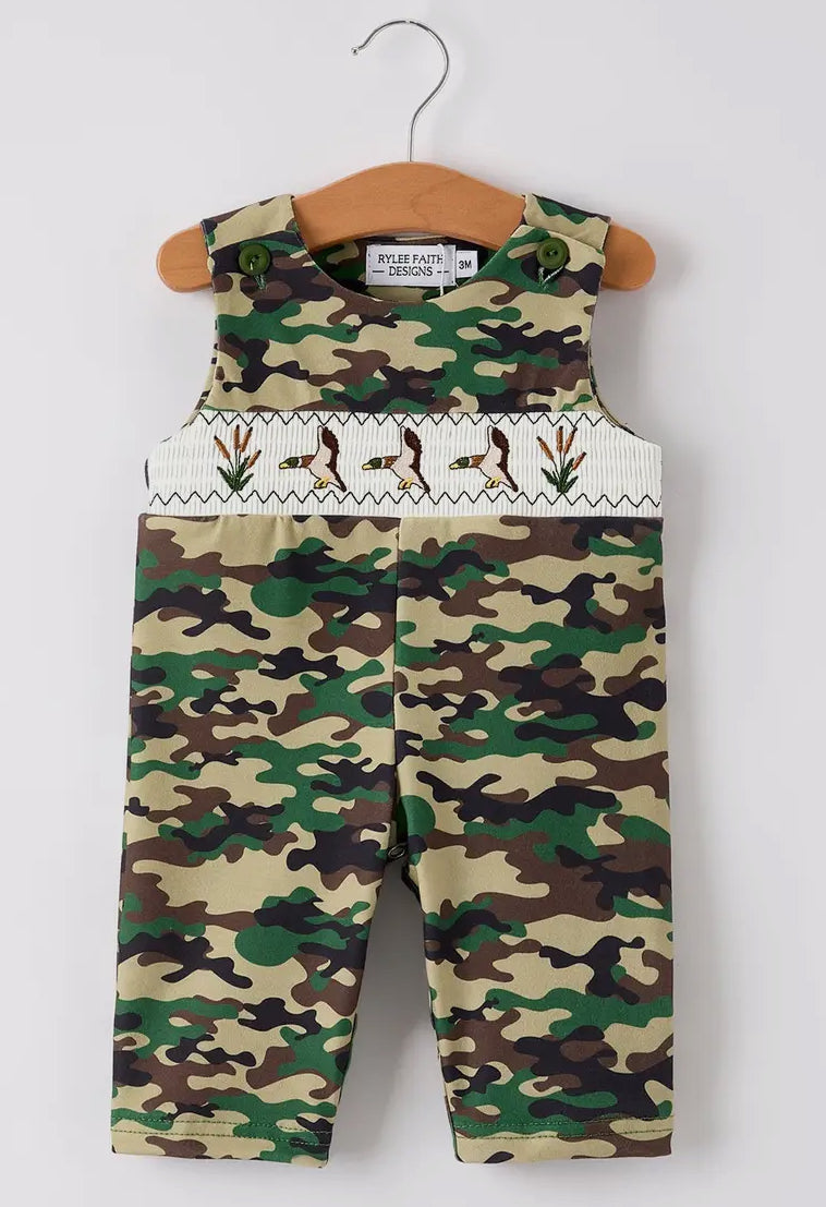 Camo Duck Smocked Jon Jon