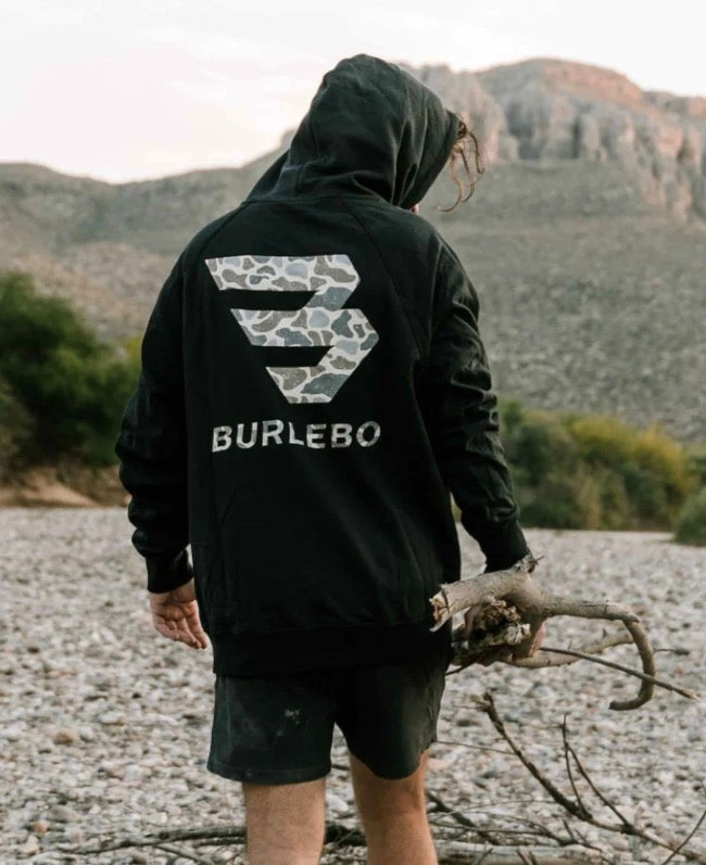 Burlebo Fleece Hoodie in Flying B