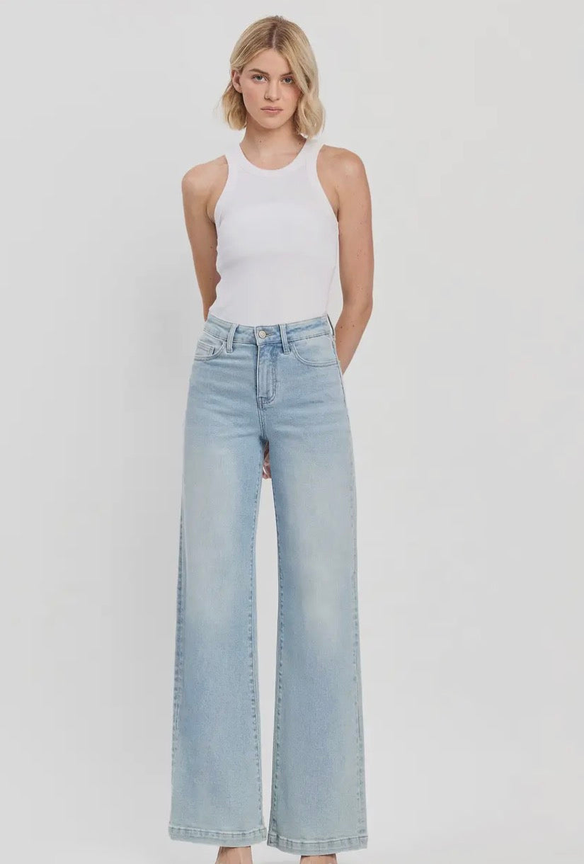 Vervet High Rise Wide Leg Jeans