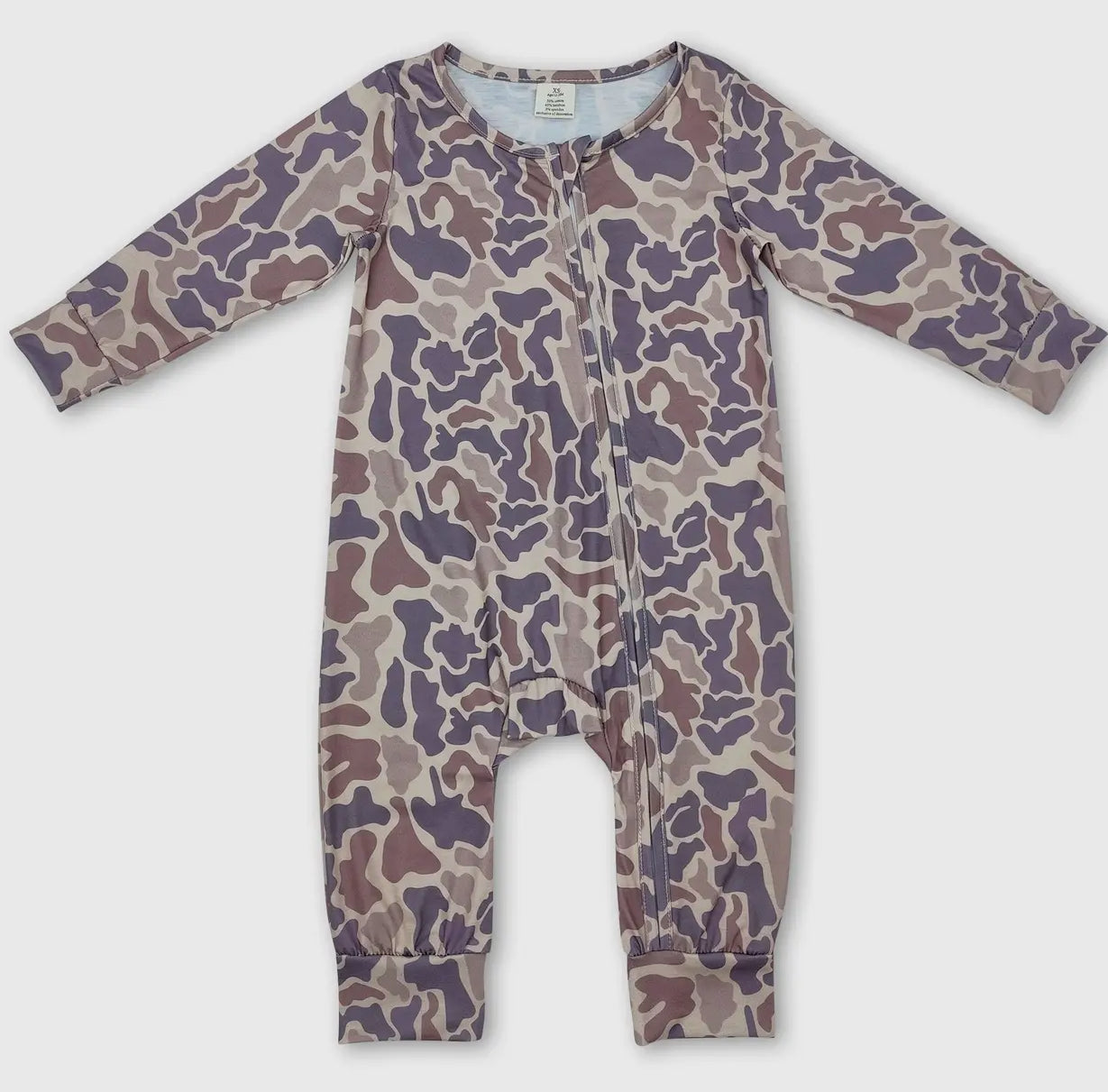 Camo Bamboo Baby Zippy
