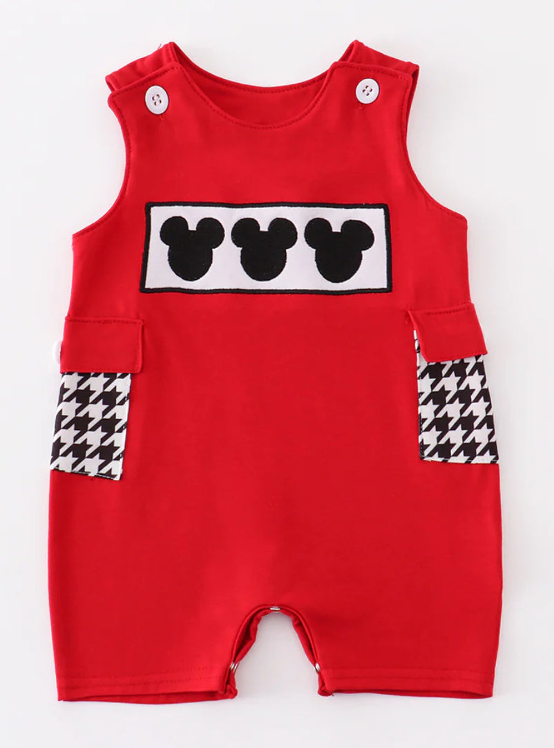 Red character Boy Embroidered