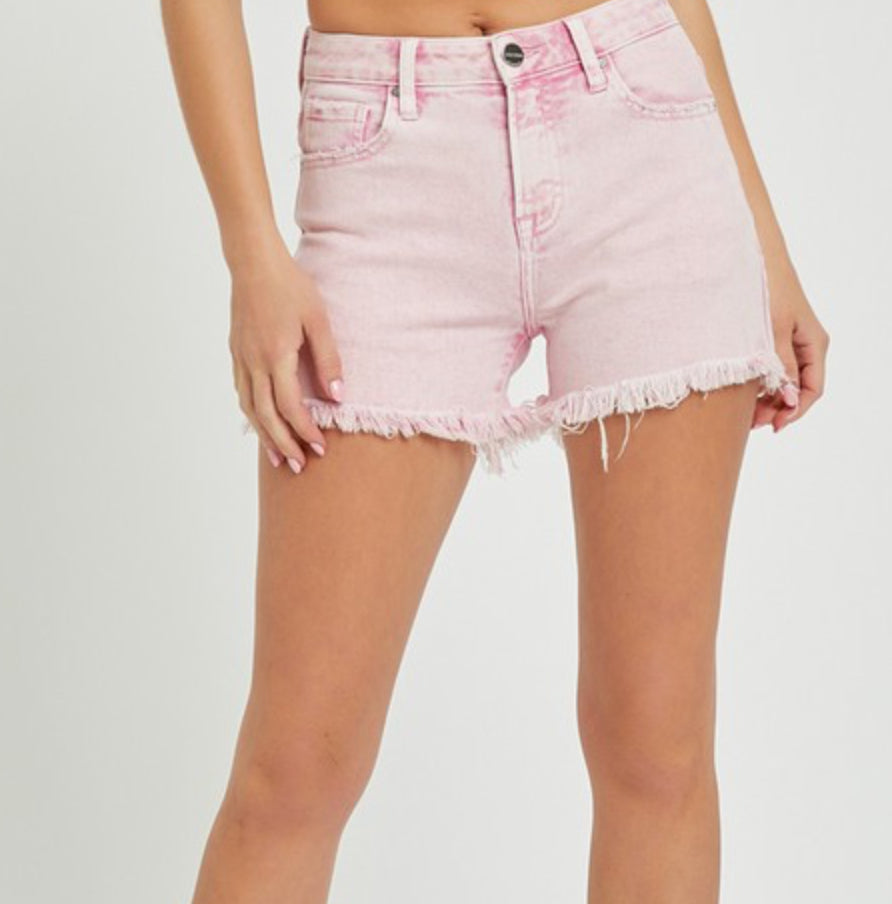 Risen Tummy Control Acid Pink Shorts