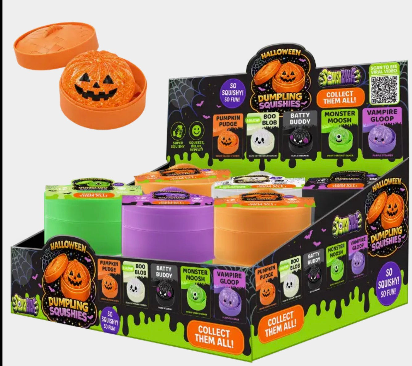 Halloween Dumpling Squishies