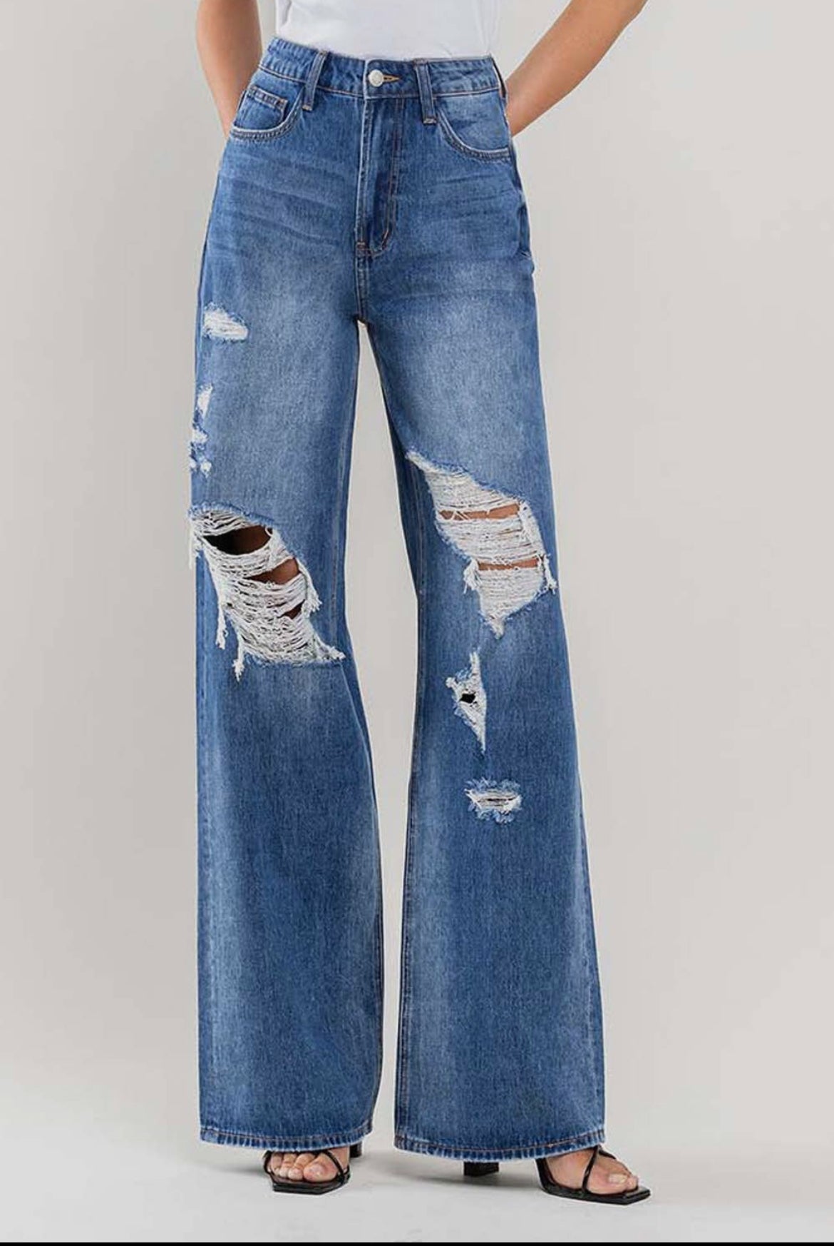 VERVET 90S DISTRESSED JEANS