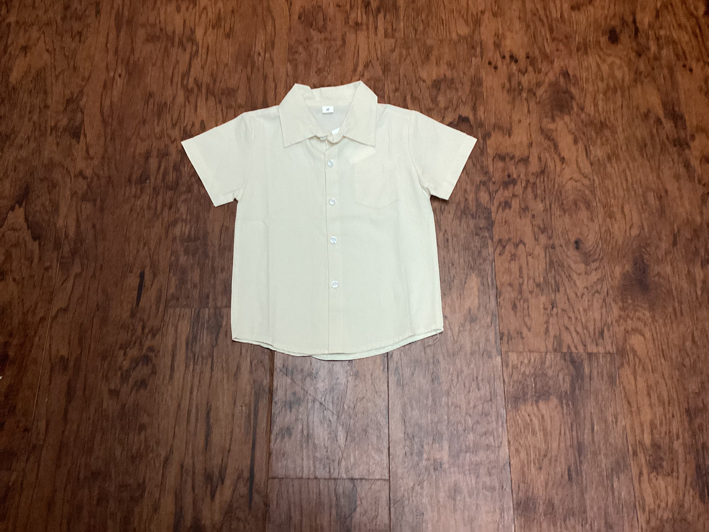 Boys Beige Button up
