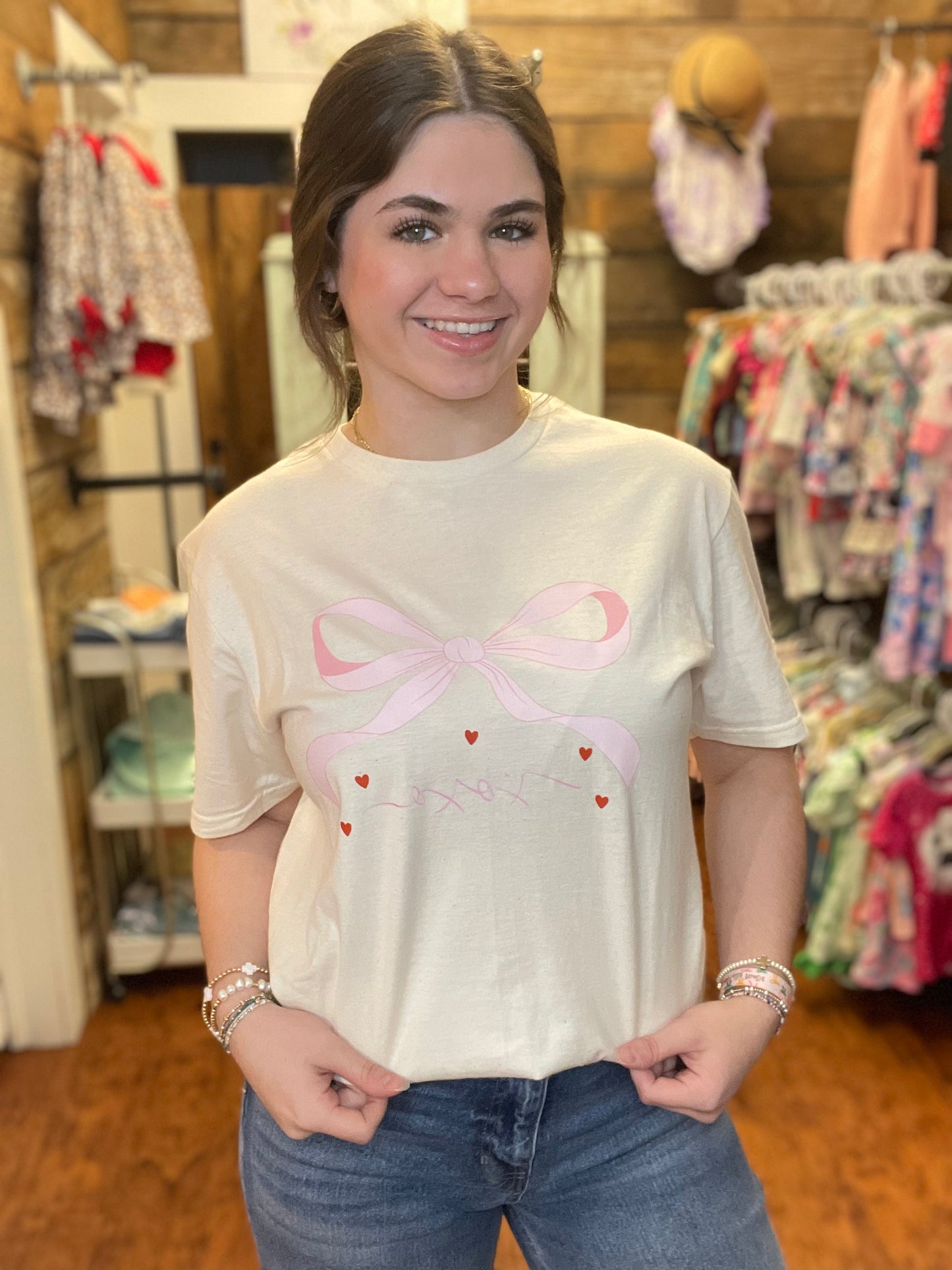 XOXO Bow Tee