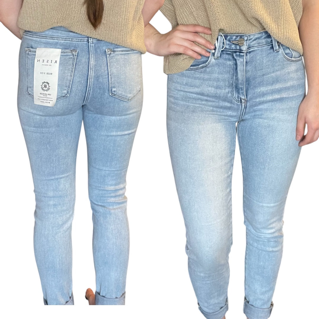 Willow High Rise Skinny Risen Jeans
