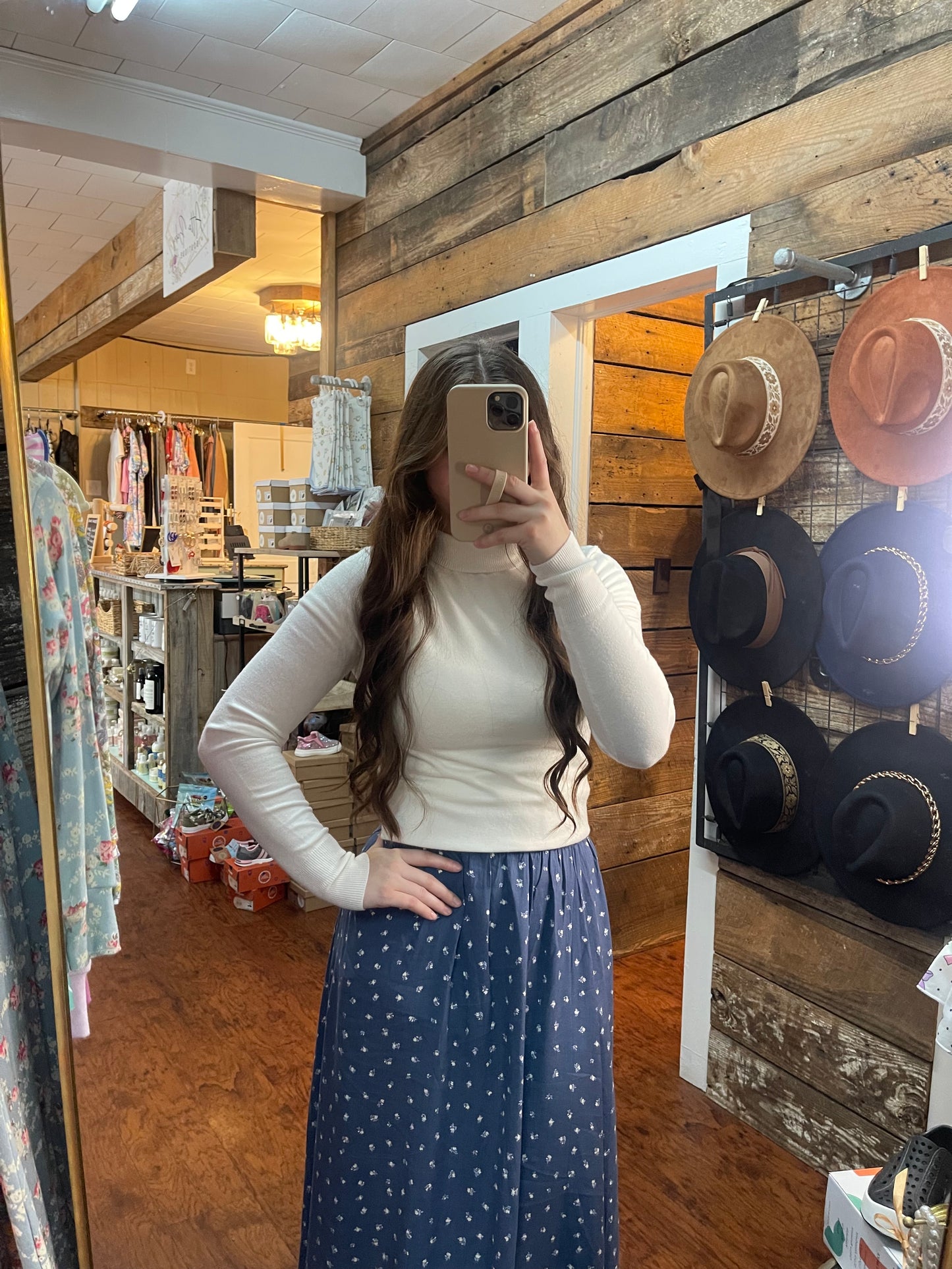 Off White Basic Turtle Neck