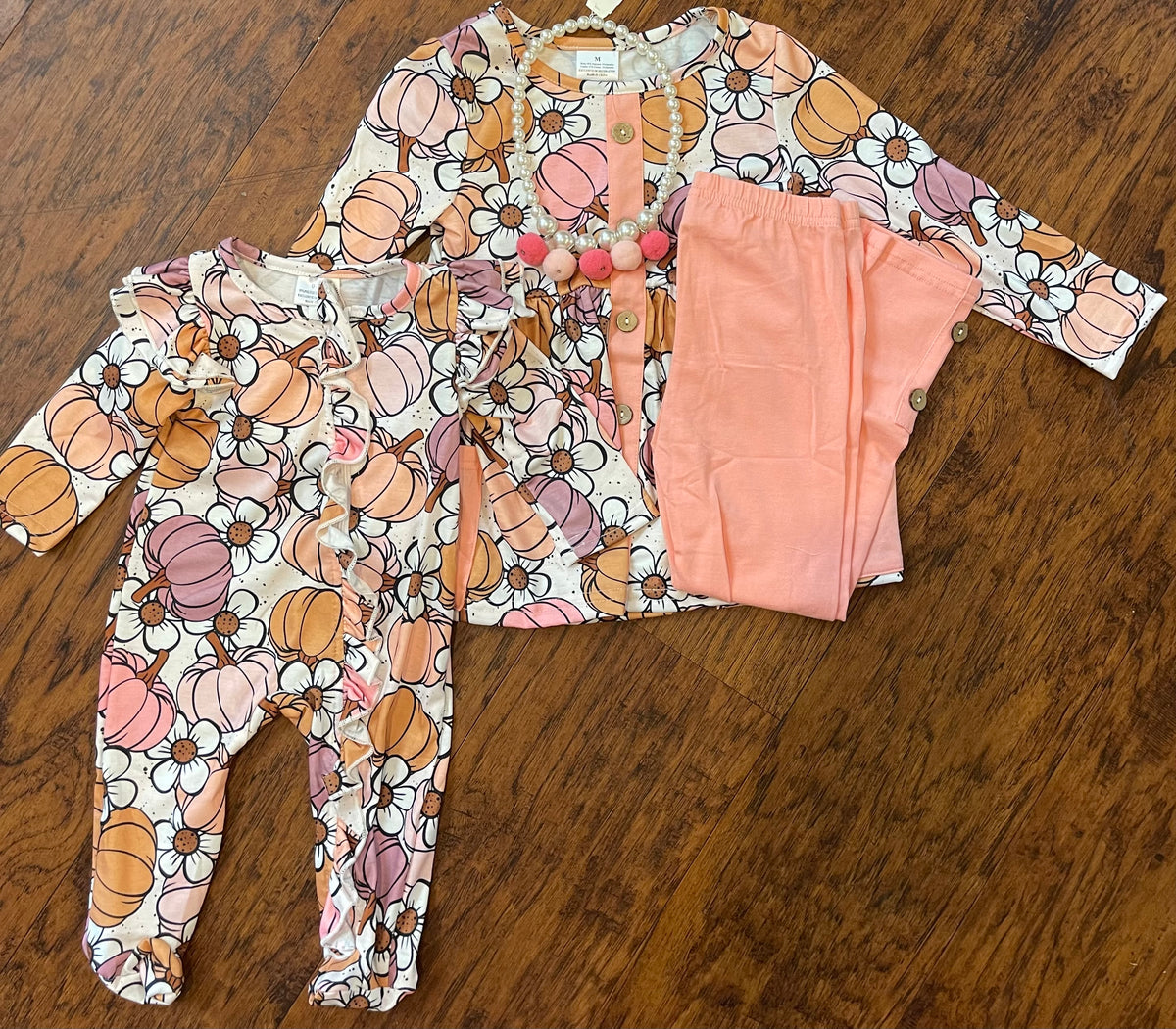 Fall Flower Pumpkin Set