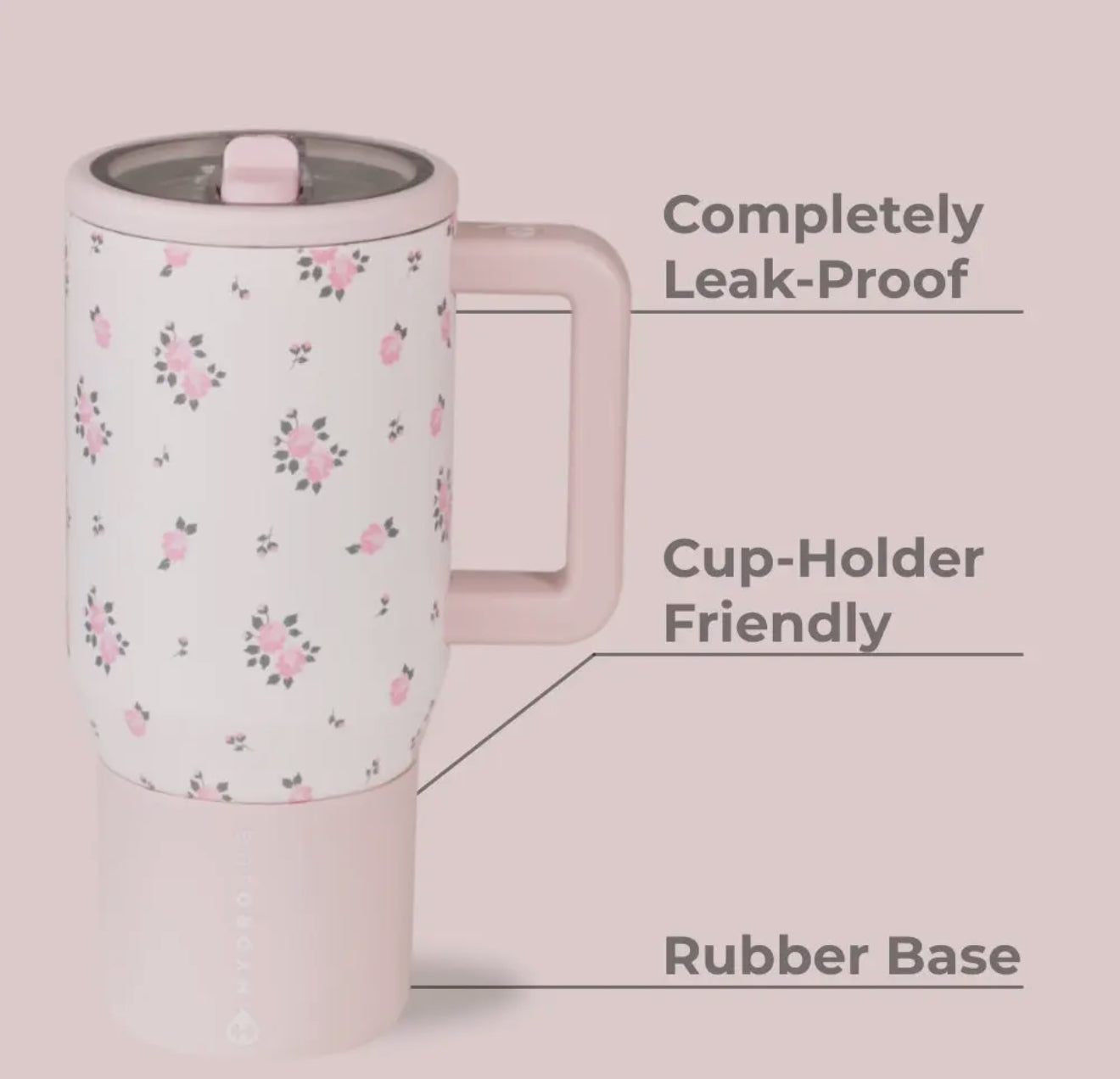 Wildrose HydroJug 20oz Travel Tumbler
