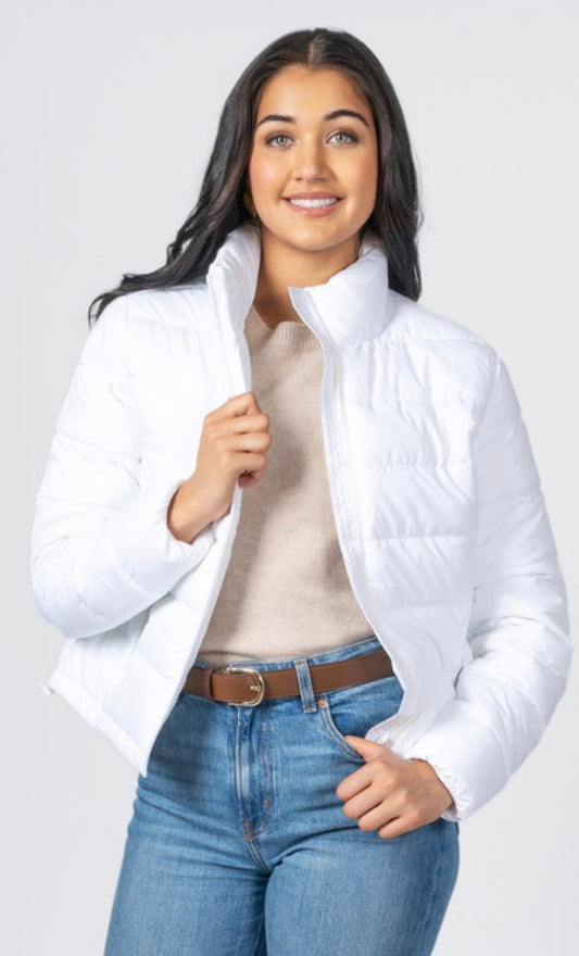 Winter White Puffer Jacket