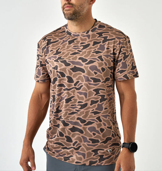 Burlebo Go To Tee in Gauge Camo
