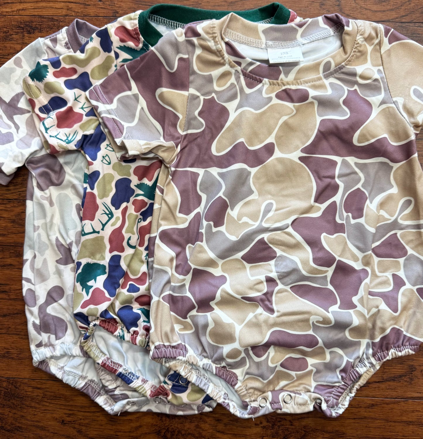 Camo Baby Boy Bubble