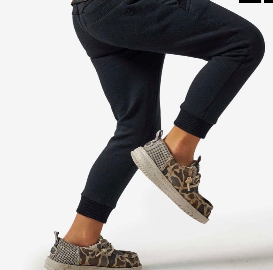 Burlebo Youth Joggers in Black