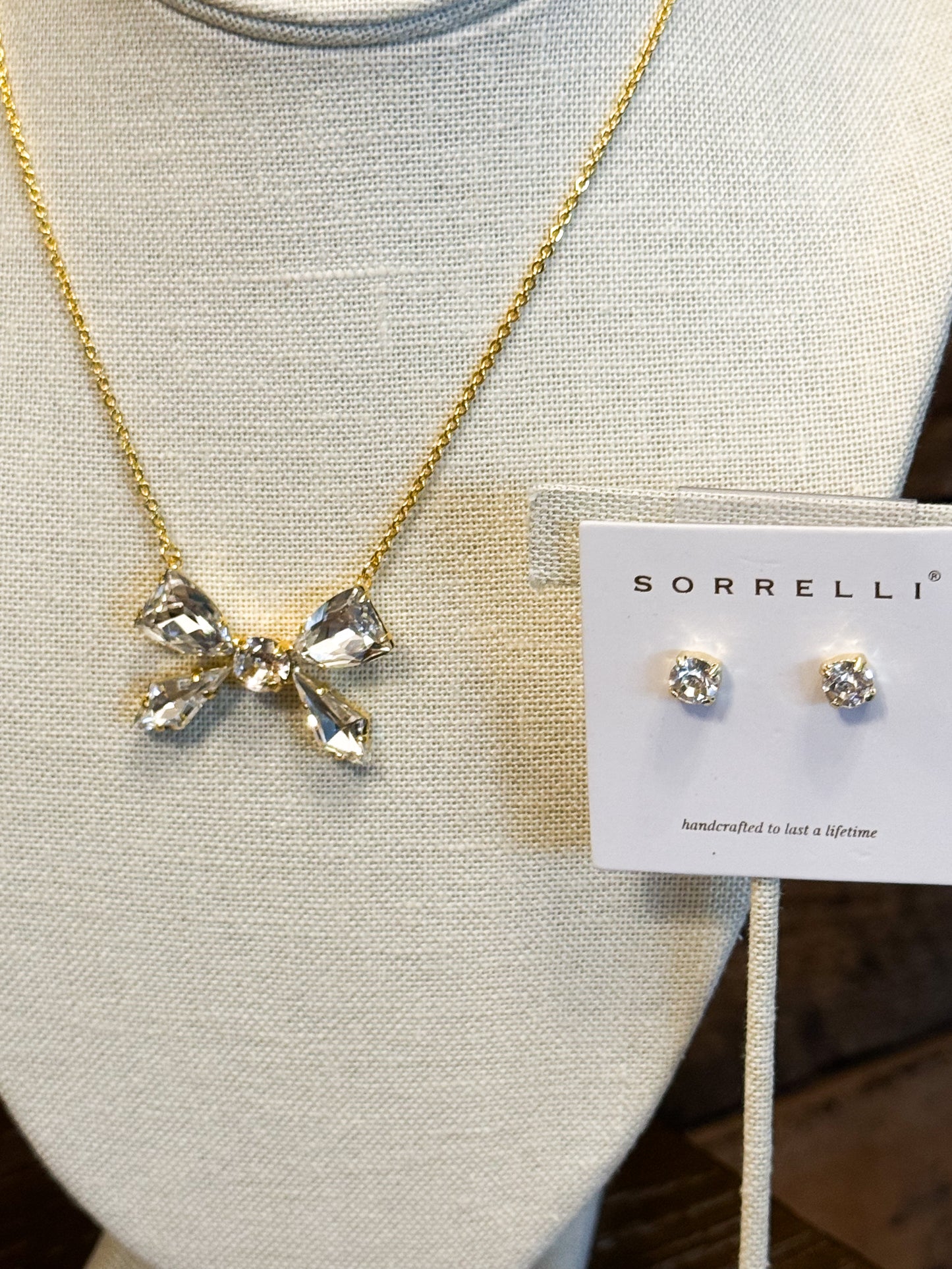 Sorrelli Collette Pendant Necklace in Crystal