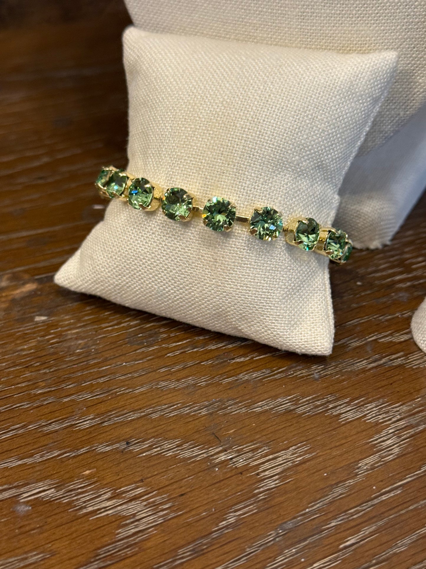 Sorrelli Sienna Tennis Bracelet in Peridot