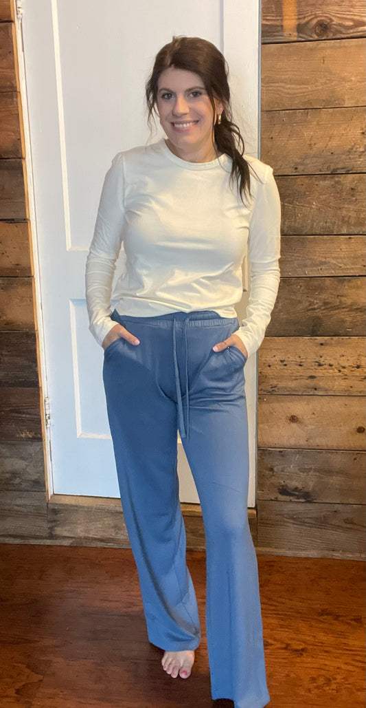 Grey Blue Lounge Pants