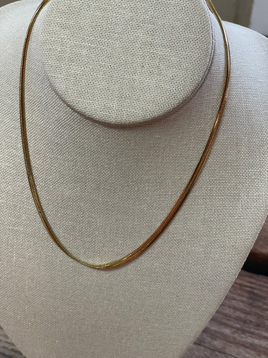 Tarnish free Herringbone necklace