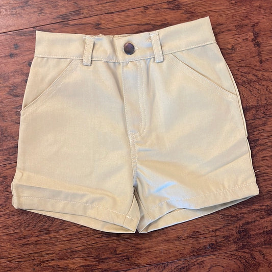 Mustard pocket Boy Cargo Short