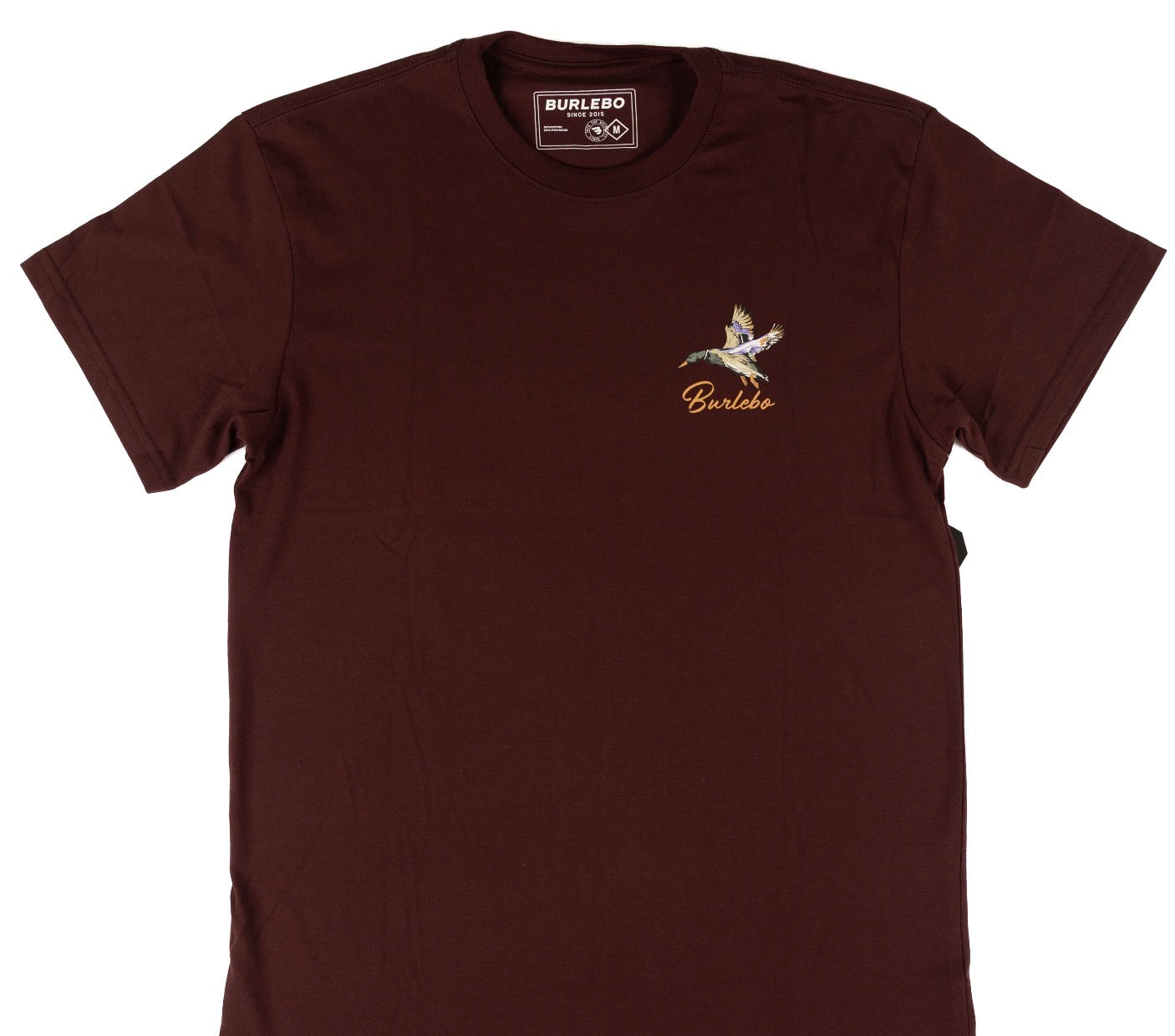 Burlebo Short Sleeve Tee - Maroon - Pintail Triangle Duck