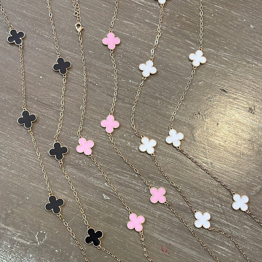 Long Clover Necklace